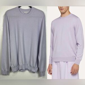 Mango MNG Lavender Purple Crewneck Pullover Sweater Size XXL